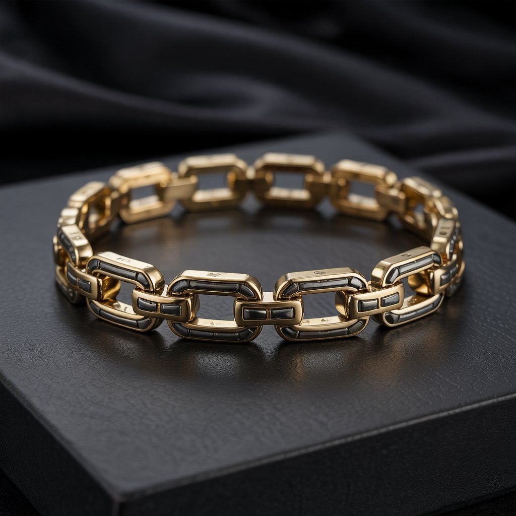 Золотой браслет DG-BR-07