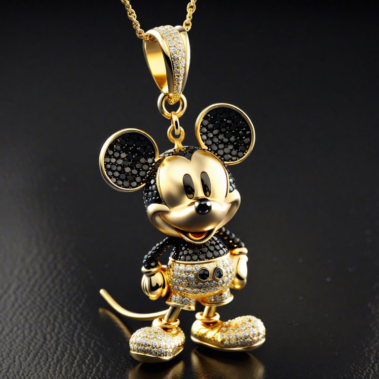 Золотая подвеска DG-PD-03