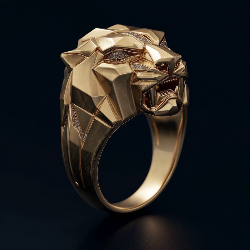 Кольцо с животными DG-RA-18